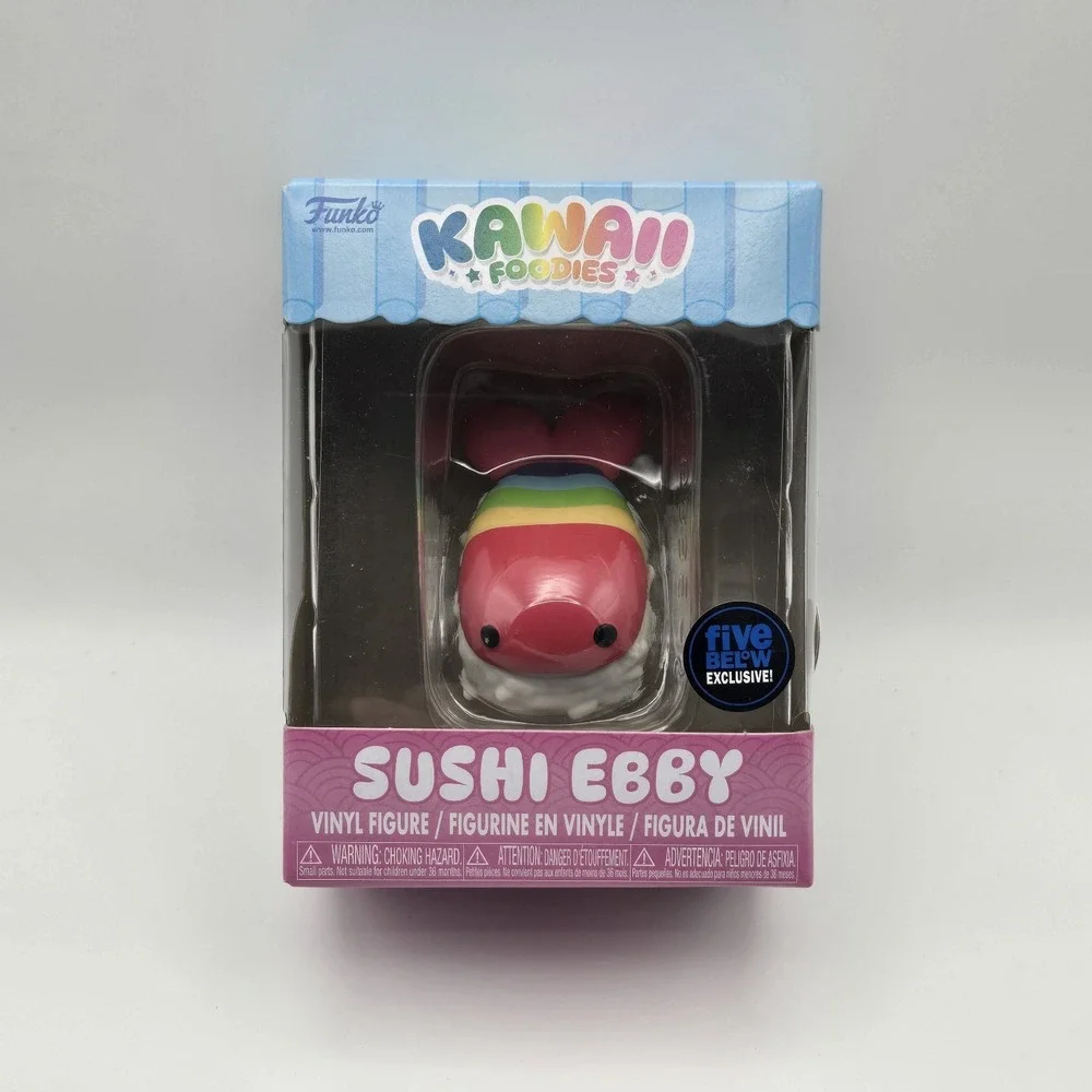 Funko Kawaii Foodies Sushi Ebby Paka Paka Five Below Exclusive Vinyl Figure NEW